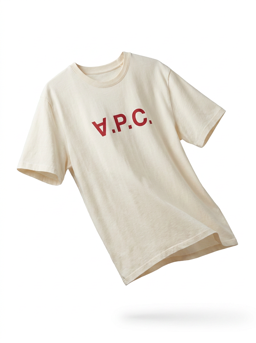 A.P.C. V.P.C. Logo A.P.C. T-Shirt - ghost mannequin