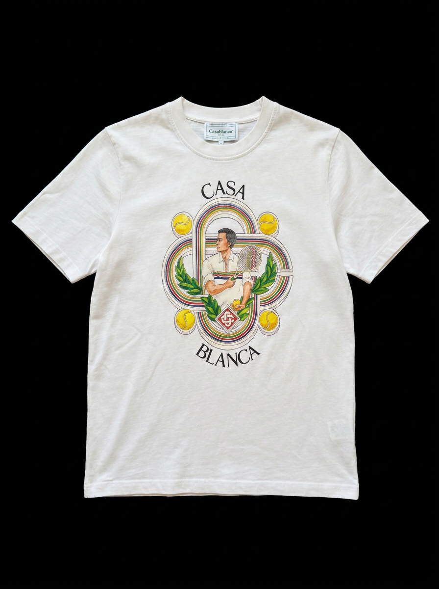 Casablanca Tennis Club Graphic T-Shirt - packshot