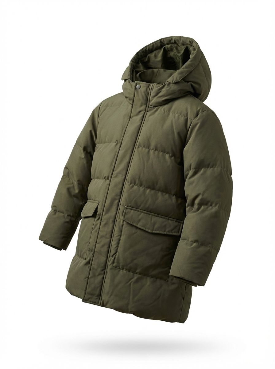 Uniqlo Kids Hooded Puffer Jacket