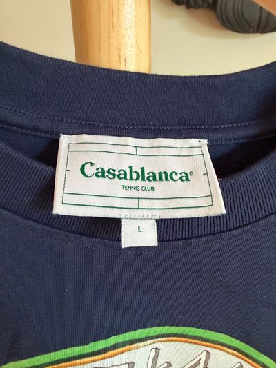 Casablanca Tennis Club Graphic Print T-Shirt 2