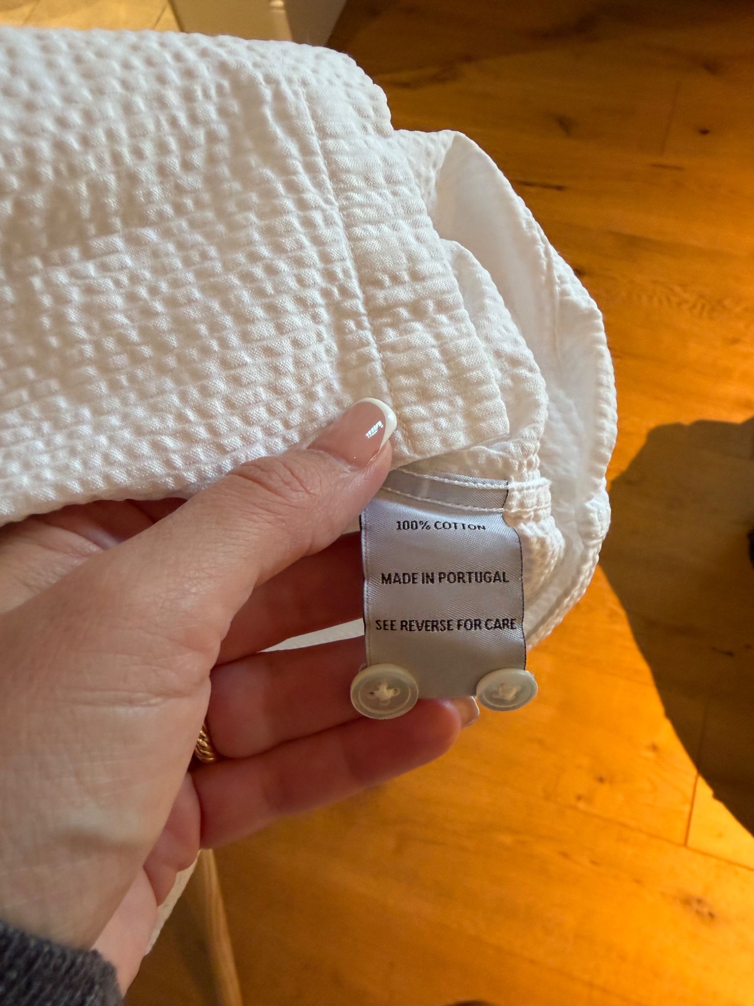 Portuguese Flannel Seersucker Shirt Short Sleeve