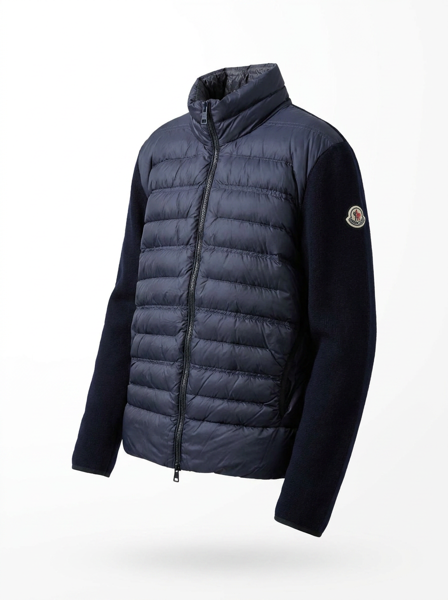 Moncler Mainline Padded Knit Cardigan Jacket