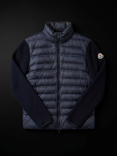 Moncler Mainline Padded Knit Cardigan Jacket