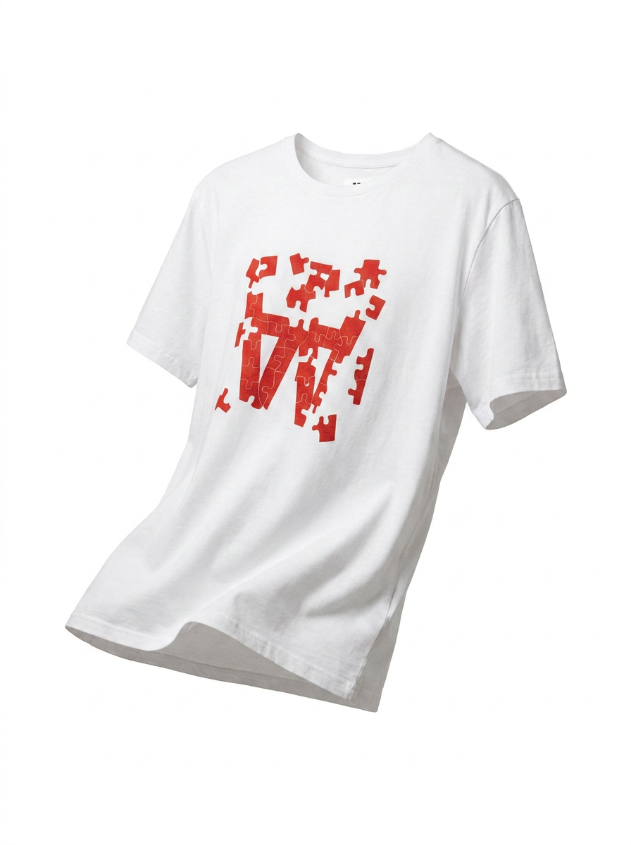 Wood Wood Puzzle Logo T-Shirt