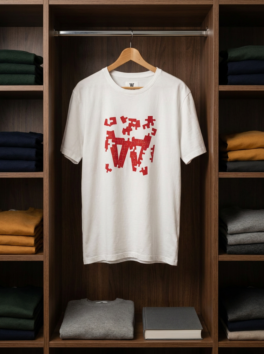 Wood Wood Puzzle Logo T-Shirt 2