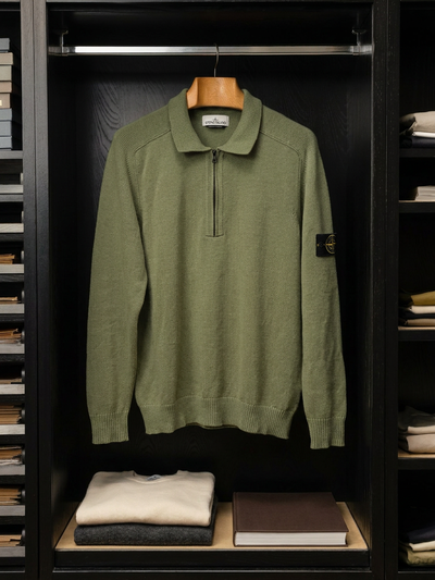 Stone Island Half-Zip Knit Jumper 2