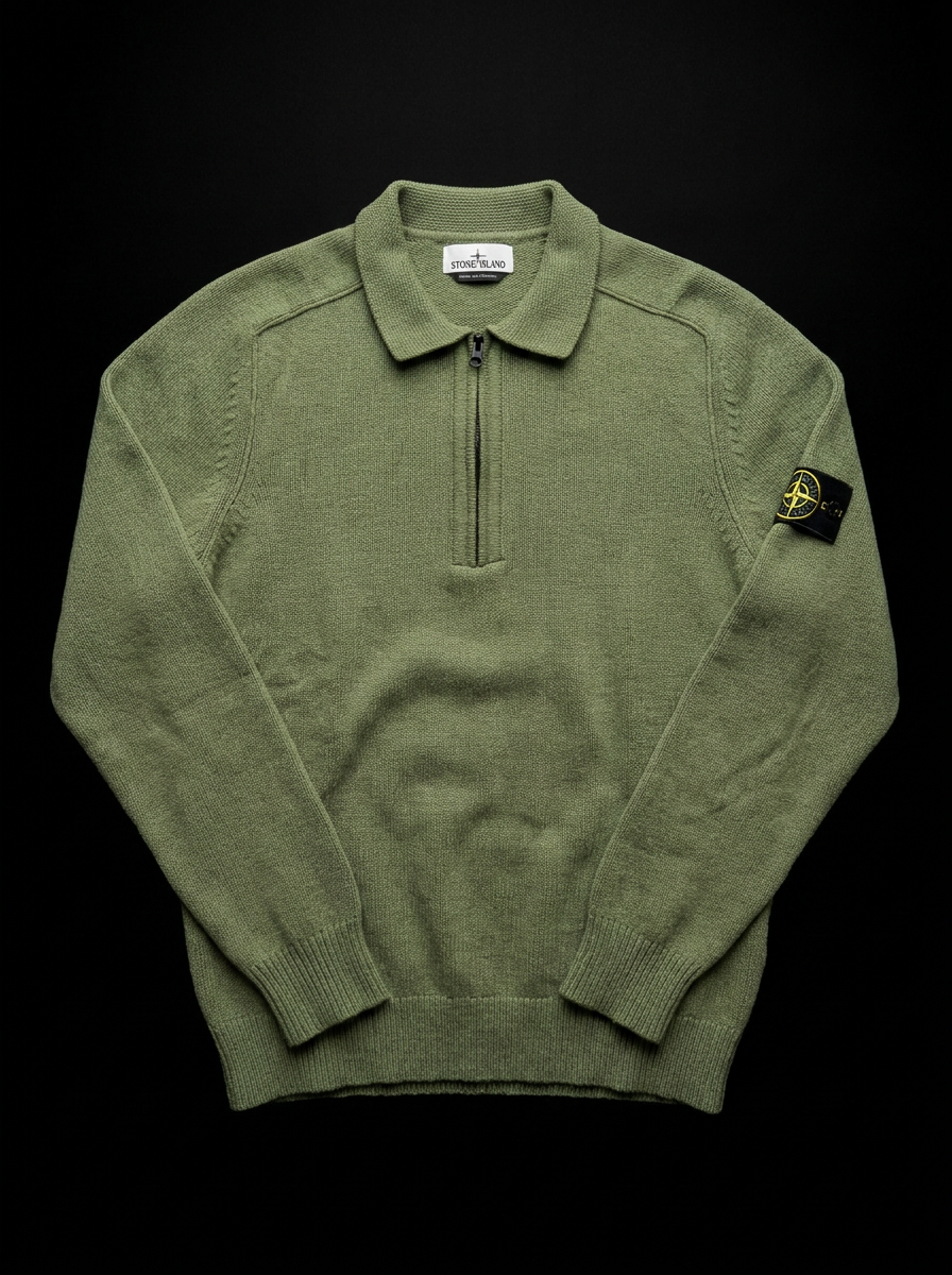 Stone Island Half-Zip Knit Jumper