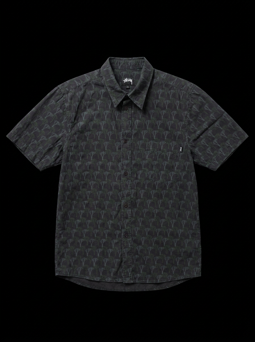 Stüssy Graphic Print Short Sleeve Shirt