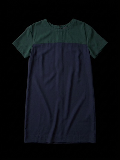 Uniqlo Colour Block Dress Short Sleeve