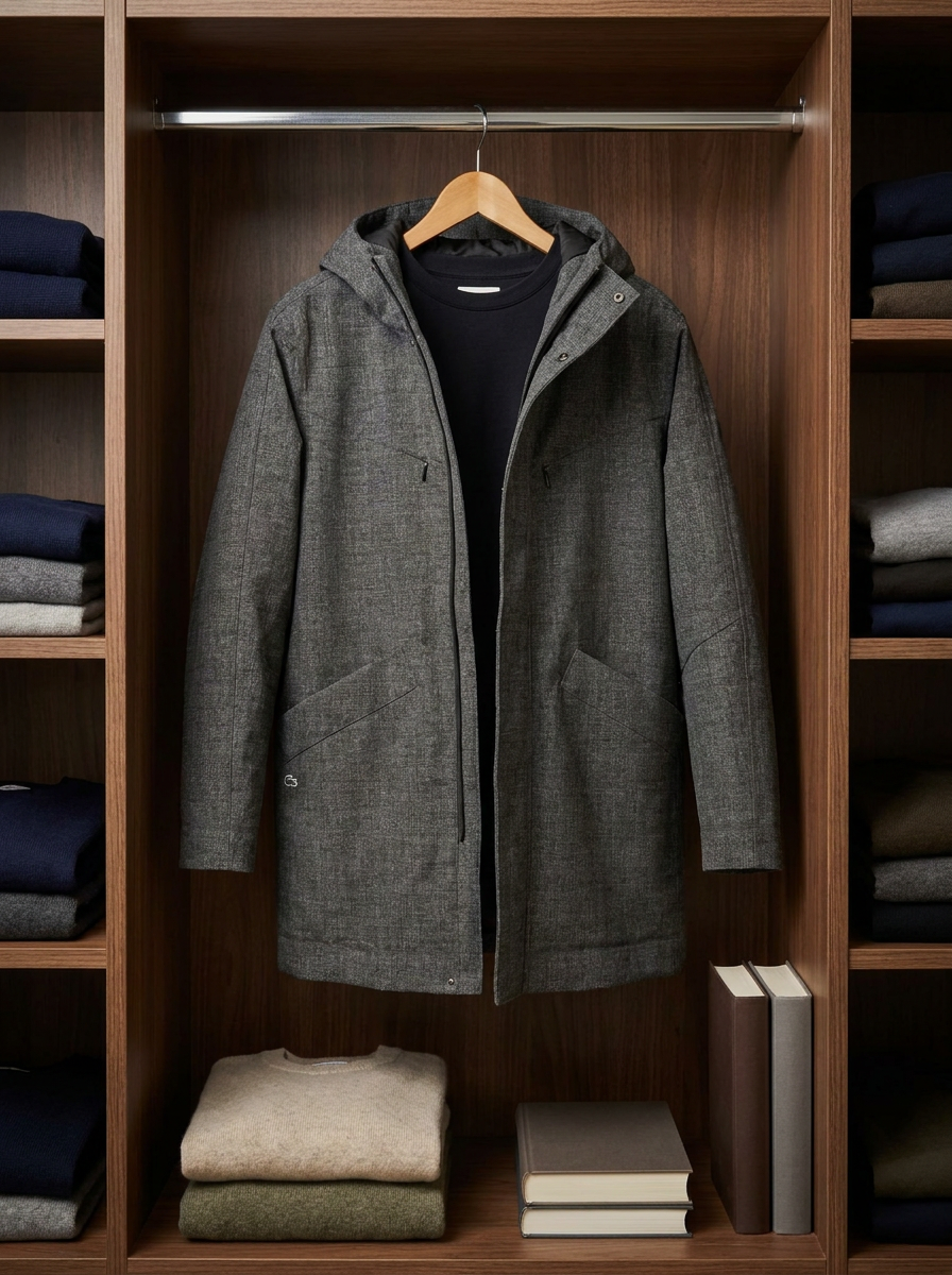 Lacoste LIVE Hooded coat