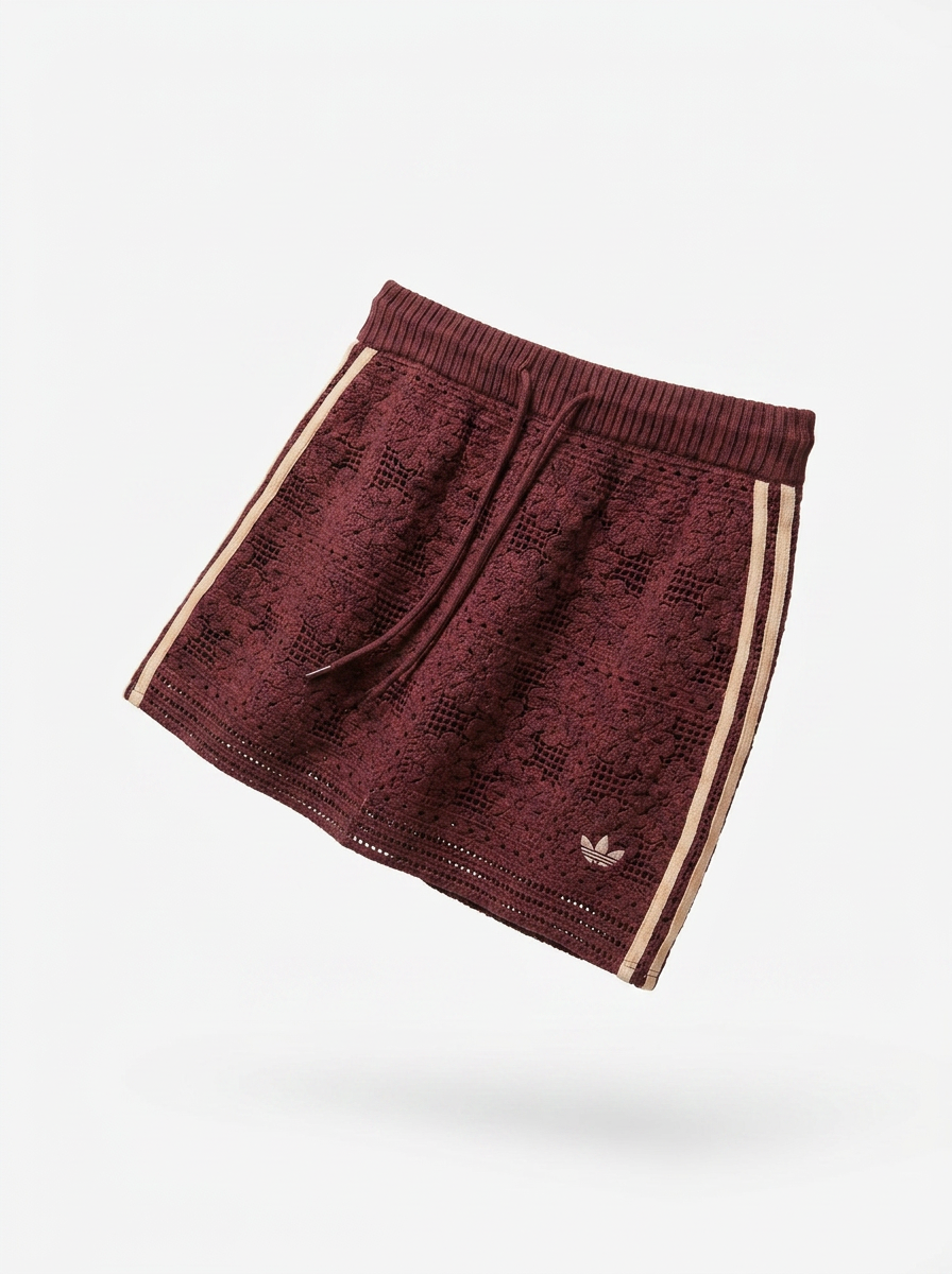 Adidas Originals Crochet Knit Mini Skirt