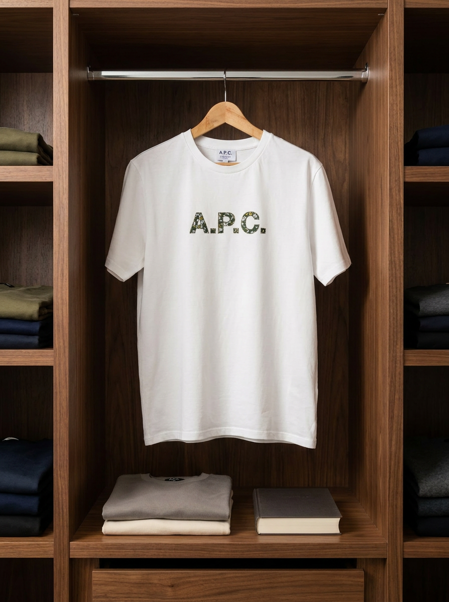 A.P.C. Liberty Fabric Logo T-Shirt 2