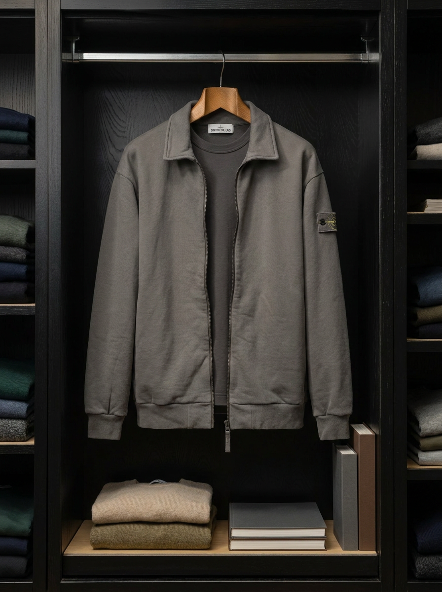 Stone Island Ghost Zip-Up Overshirt Track Top 2
