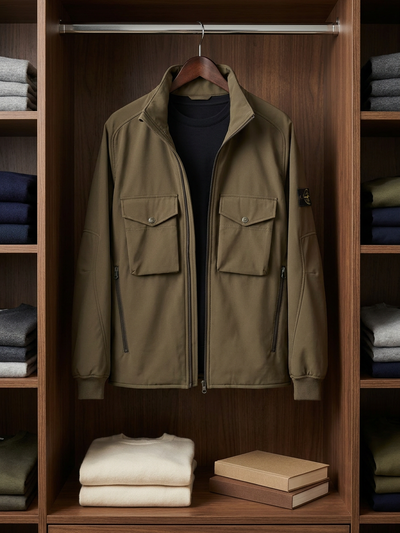 Stone Island Soft Shell-R Shell Jacket