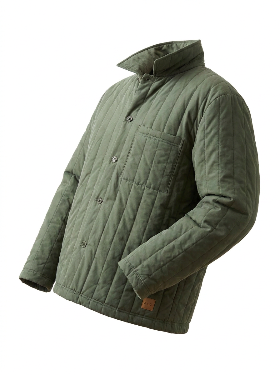 A.P.C. Mainline Quilted Overshirt jacket