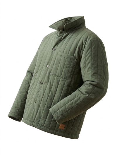 A.P.C. Mainline Quilted Overshirt jacket