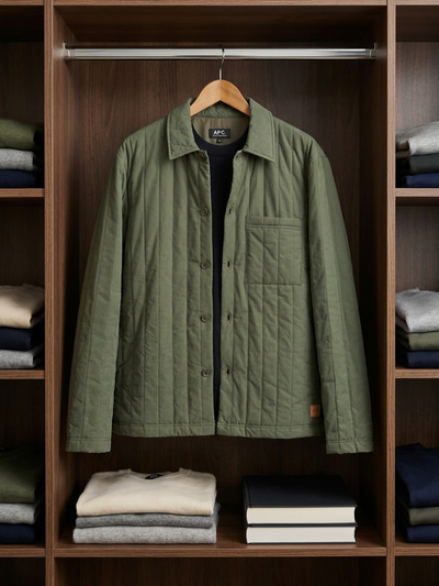 A.P.C. Mainline Quilted Overshirt jacket 2