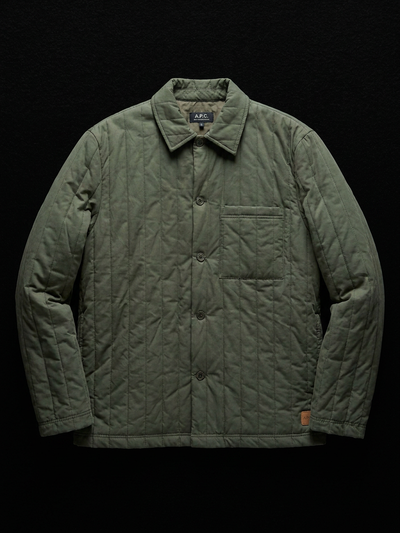 A.P.C. Mainline Quilted Overshirt jacket
