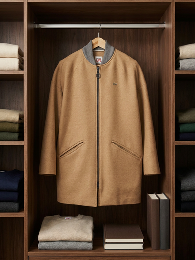 Lacoste LIVE Wool Blend Bomber Jacket 2