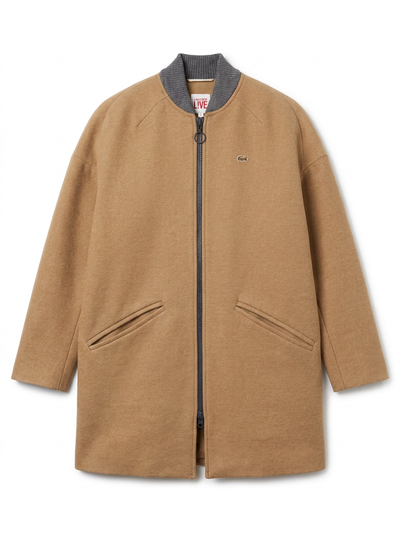 Lacoste LIVE Wool Blend Bomber Jacket