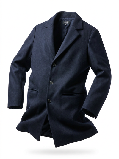 A.P.C. Single Breasted Overcoat