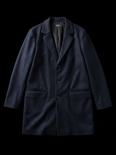 A.P.C. Single Breasted Overcoat