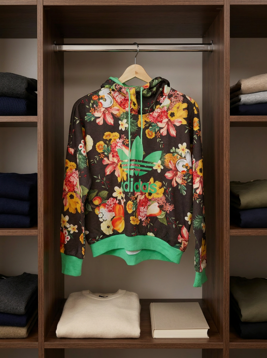 Adidas Floral Hoodie 2
