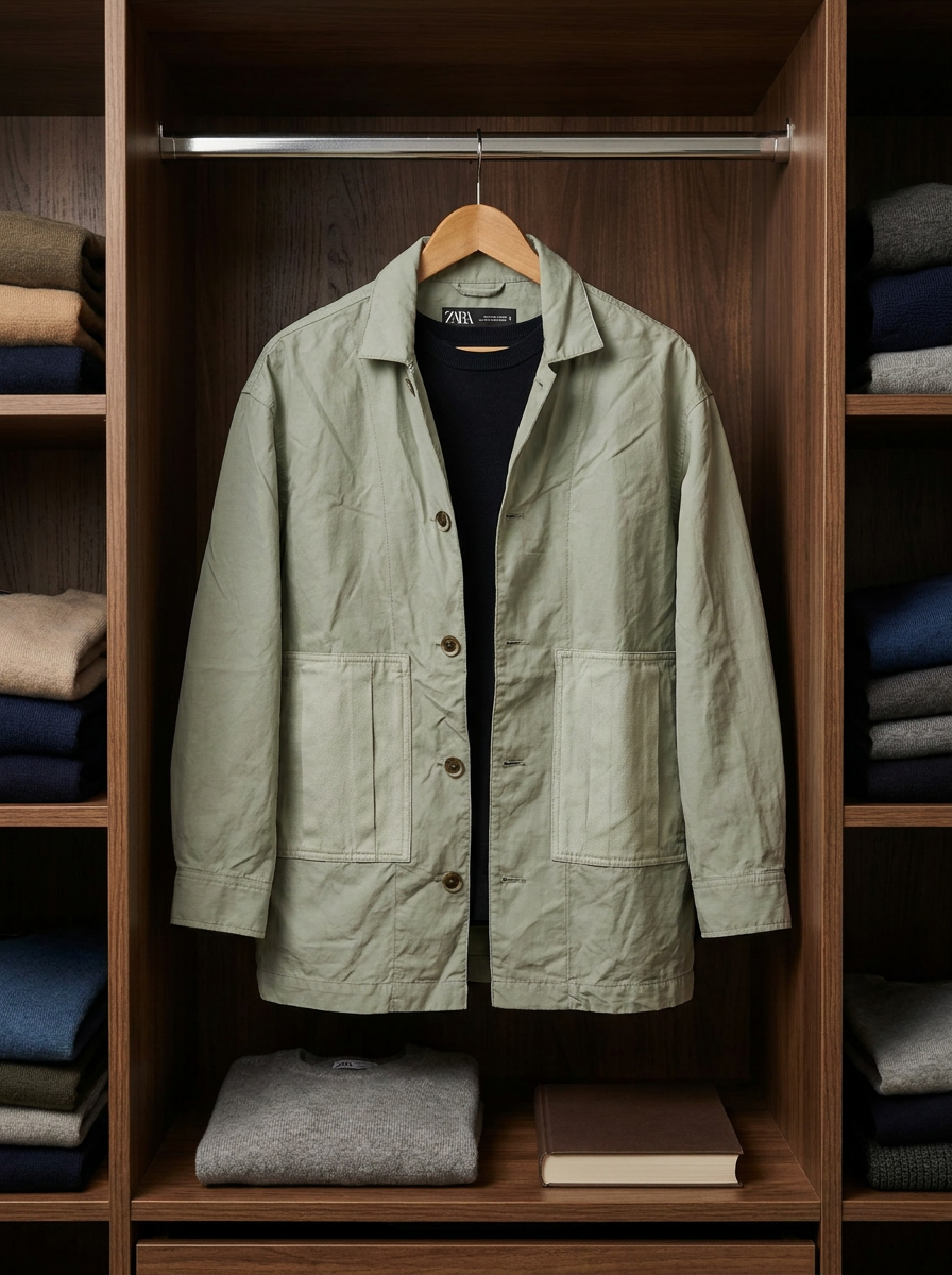 Zara Lightweight Utility Jacket 2