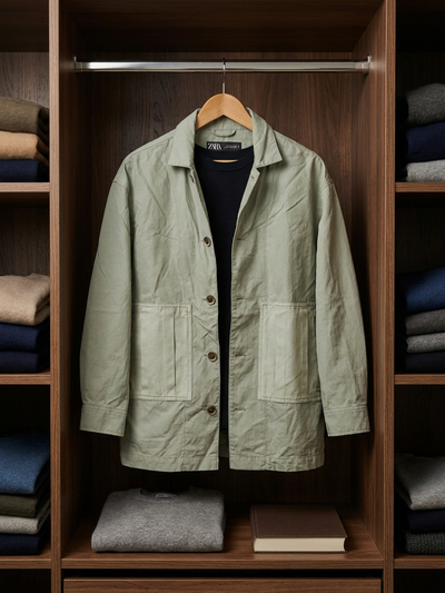 Zara Lightweight Utility Jacket 2