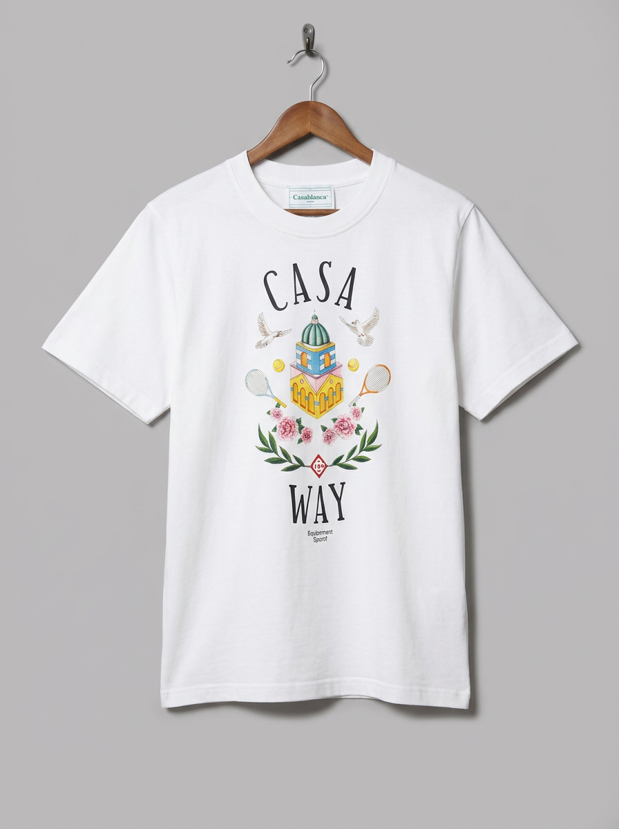 Casablanca Casa Way Graphic T-Shirt 2